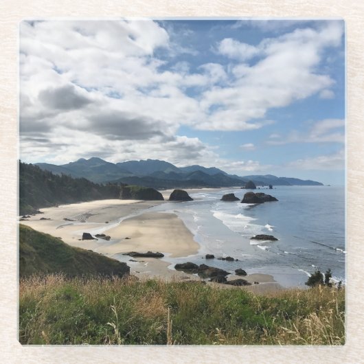 Dessous-de-verre En Verre Ecola State Beach, Oregon (Devant)