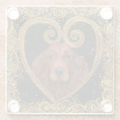 DESSOUS-DE-VERRE EN VERRE ECRAN IRLANDAIS (Dos)