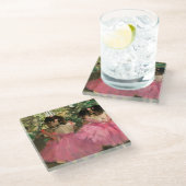 Dessous-de-verre En Verre Edgar Degas - Danseurs en rose (Incliné)