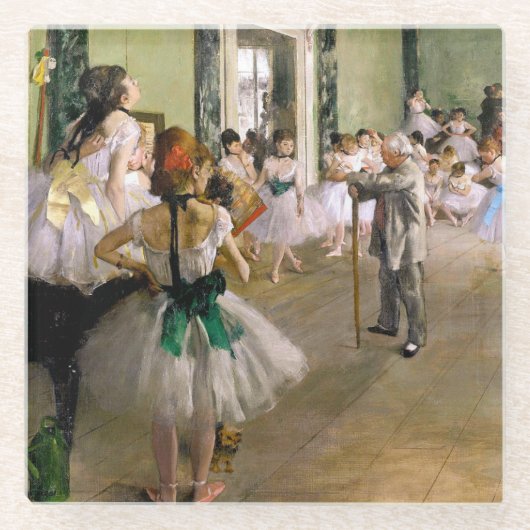 Dessous-de-verre En Verre Edgar Degas La Classe Danse (Devant)