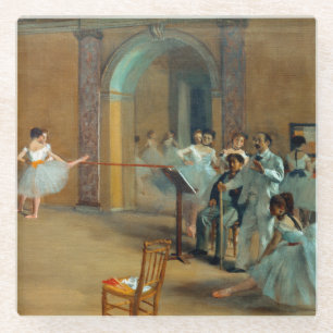 Dessous-de-verre En Verre Edgar Degas Le Foyer de danse à l'Opéra