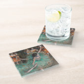 Dessous-de-verre En Verre Edgar Degas - Swaying Dancer / Danseuse en vert (Incliné)