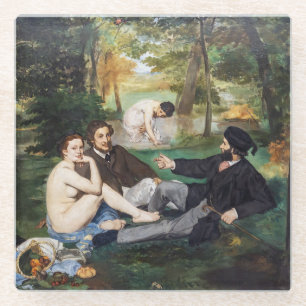 Dessous-de-verre En Verre Edouard Manet - Le déjeuner sur l'herbe
