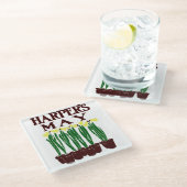 Dessous-de-verre En Verre Edward Penfield Daffodils de Harper en 1899 (Incliné)