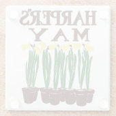 Dessous-de-verre En Verre Edward Penfield Daffodils de Harper en 1899 (Dos)