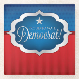 Dessous-de-verre En Verre Élection12