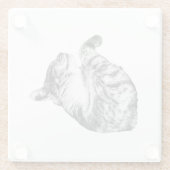 Dessous-de-verre En Verre Ember-Step Purr (Dos)