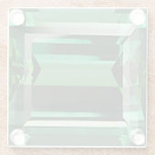 Dessous-de-verre En Verre Emerald 3 (Dos)