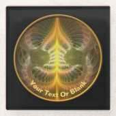 Dessous-de-verre En Verre Enameled Brass Tray (Devant)