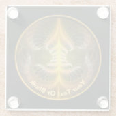 Dessous-de-verre En Verre Enameled Brass Tray (Dos)