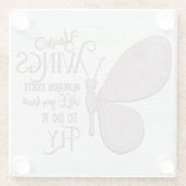 Dessous-de-verre En Verre Encouragement et devis inspirants (Dos)