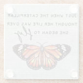 Dessous-de-verre En Verre Encouragement et devis inspirants (Dos)