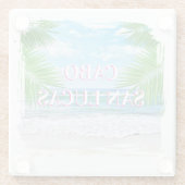 Dessous-de-verre En Verre Ensemble de Dessous de verre en verre Cabo (Dos)