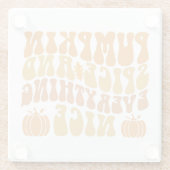 Dessous-de-verre En Verre Épices citrouilles Et Tout Bien (Dos)