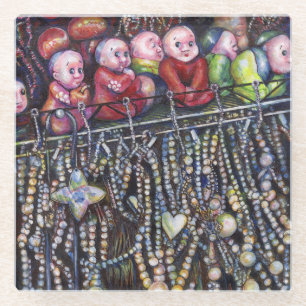 Dessous-de-verre En Verre Épitomiser