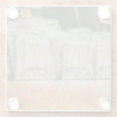 Dessous-de-verre En Verre Équivalent lumineux des émotions passionnées (Dos)