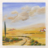 Dessous-de-verre En Verre Été italien (Devant)