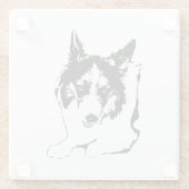 Dessous-de-verre En Verre Étincelle du temps de traitement (Dos)