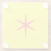 Dessous-de-verre En Verre Étoile Murugi Diningware Crimson (Dos)