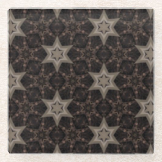 Dessous-de-verre En Verre Étoiles (Devant)