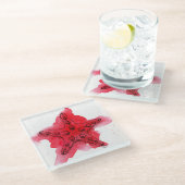 Dessous-de-verre En Verre Étoiles de mer d'aquarelle (Incliné)