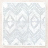 Dessous-de-verre En Verre Extraction d'indigo - géométrique (Dos)