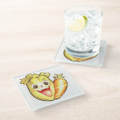 Dessous-de-verre En Verre Faded out veggies  (Incliné)