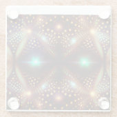 Dessous-de-verre En Verre Fantasy Mandelbrot Fractal (Dos)