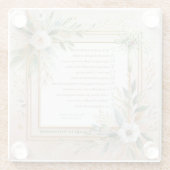 Dessous-de-verre En Verre ✝️ Femme du pasteur épouse apprécient Merci cadeau (Dos)