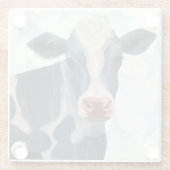 Dessous-de-verre En Verre Ferme patriotique - vache (Dos)