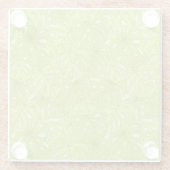 Dessous-de-verre En Verre Feuille de palmier (Dos)