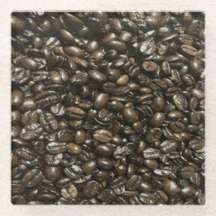 Dessous-de-verre En Verre Fèves de café