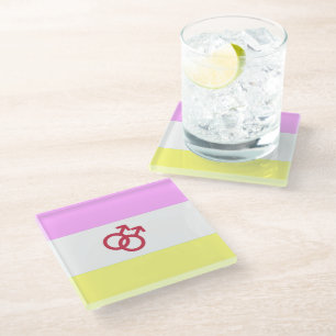 Dessous-de-verre En Verre Fierté Twink