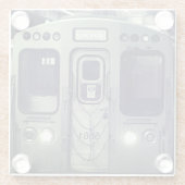 Dessous-de-verre En Verre Fin de la ligne (Dos)