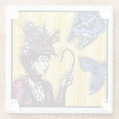 Dessous-de-verre En Verre Fishhook - Pop Goth Nightmare Surreal Art (Dos)
