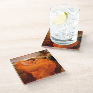 Dessous-de-verre En Verre Flaming June par Lord Frederic Leighton