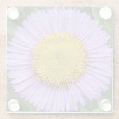 Dessous-de-verre En Verre Fleabane violet Daisy Floral (Dos)