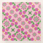 Dessous-de-verre En Verre Fleur celtique Mandala Dessous de verre en verre r (Devant)