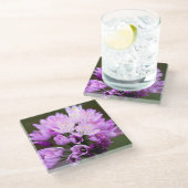 Dessous-de-verre En Verre Fleur sauvage (Incliné)