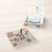 Dessous-de-verre En Verre Fleurs (Incliné)