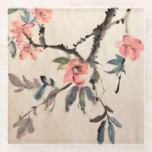 Dessous-de-verre En Verre Fleurs