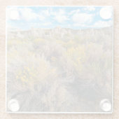 Dessous-de-verre En Verre Fleurs | Blooming Sagebrush Californie (Dos)