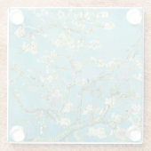 Dessous-de-verre En Verre Fleurs d'amandes | Vincent van Gogh (Dos)