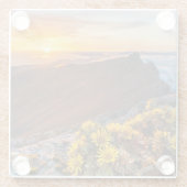 Dessous-de-verre En Verre Fleurs | Îles Canaries, Espagne (Dos)