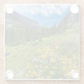 Dessous-de-verre En Verre Fleurs | Montana Flower Path (Dos)