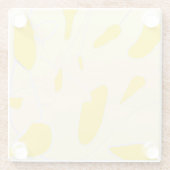 Dessous-de-verre En Verre Fleurs orientales (Dos)