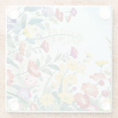 Dessous-de-verre En Verre Fleurs sauvages (Dos)