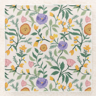Dessous-de-verre En Verre Fleurs sauvages