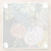 Dessous-de-verre En Verre Floral baroque - Bouquet (Dos)
