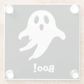 Dessous-de-verre En Verre Flying Halloween Ghost (Dos)